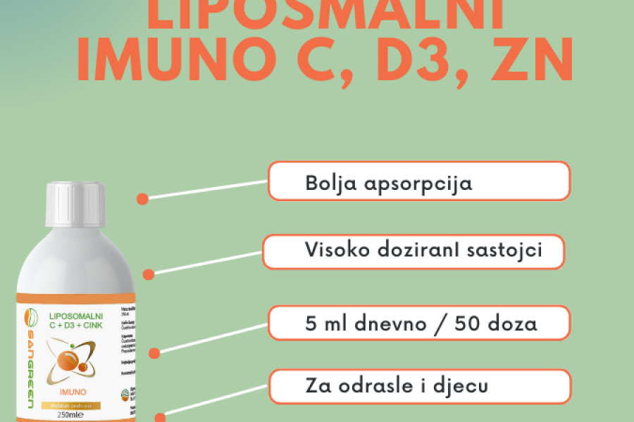 Liposomalni Imuno C,D3,Cink